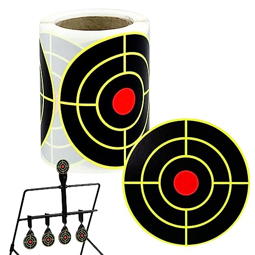 Opilroyn Splatter-Zielaufkleber - Reaktive Zielaufkleber aus Papier, Spritzer - Sticky Shot Target Aufkleber Splatter, reaktive Splatter Targets Aufkleber aus Papier für Metallgestelle und Karton von Opilroyn