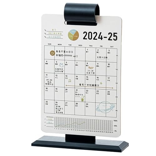 Tischkalender 2025 – Kreativer Tischkalender, Vertikaler Kalender 2025 | Täglicher Ewiger Tischkalender Mit Umweltfreundlichen Tintendrucken, Tischkalender-Notizblock 2025 Zum Verschenken Im Büro Und von Opilroyn