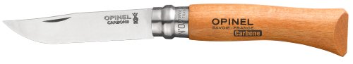 Opinel Messer 'Tradition Carbon (7-8) – Nr. 7 – Länge Klinge 8 cm von OPINEL