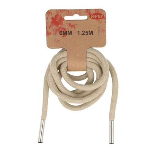 Opry 23412-886 Kordel, Cotton, 886 Beige, 6mm, 1.25m von Opry