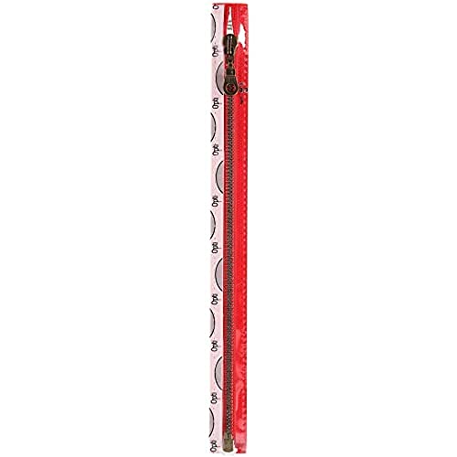 Opti MA60-35-00722 Reißverschluss, 00722 Rot, 35cm von Opti