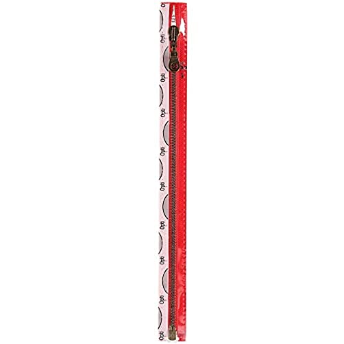 Opti MA60-75-00722 Reißverschluss, 00722 Rot, 75cm von Opti