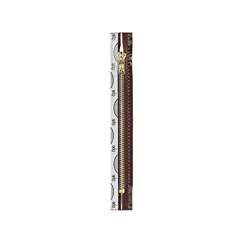 Opti MM60-16-00881 Reißverschluss, 00881 Braun, 16cm von Opti