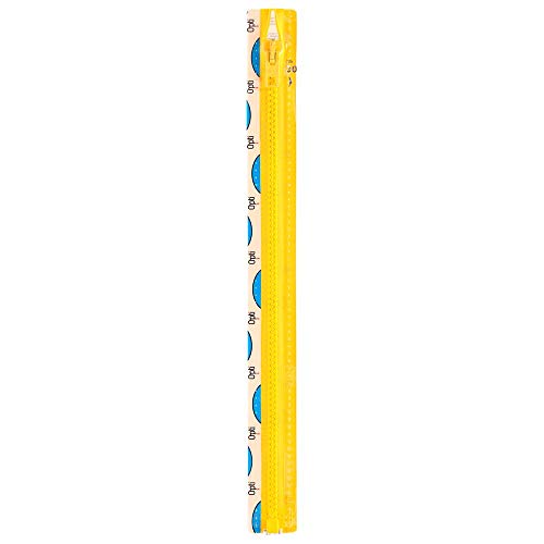 Opti P60-45-00645 Reißverschluss, 100Prozent Polyester, 00645 Gelb, 45cm von Opti