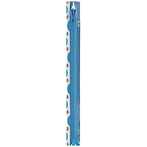 Opti P60-50-00235 Reißverschluss, 100Prozent Polyester, 00235 Blau, 50cm von Opti