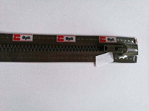 Opti P60-55-00542 Reißverschluss, 100Prozent Polyester, 00542 Grün, 55cm von Opti