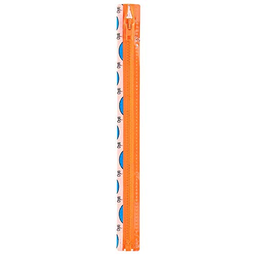 Opti P60-55-00693 Reißverschluss, 100 Prozent Polyester, 00693 Orange, 55cm Opti P60-55-00693 Reißverschluss, 100 Prozent Polyester, 00693 Orange, 55cm von Opti
