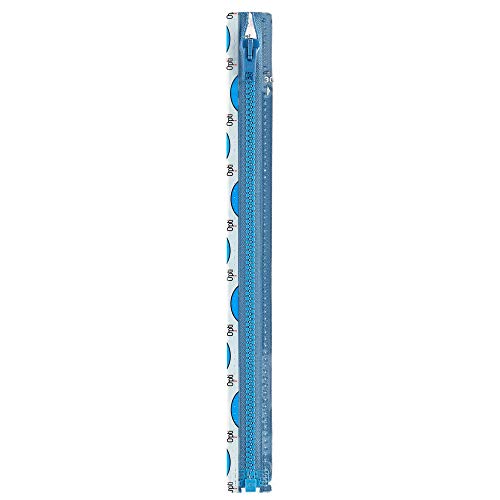 Opti P60-65-00235 Reißverschluss, 100 Prozent Polyester, 00235 Blau, 65cm von Opti