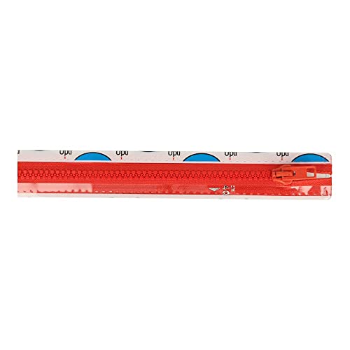 Opti P60-75-00725 Reißverschluss, 100Prozent Polyester, 00725 Rot, 75cm Opti P60-75-00725 Reißverschluss, 100Prozent Polyester, 00725 Rot, 75cm von Opti