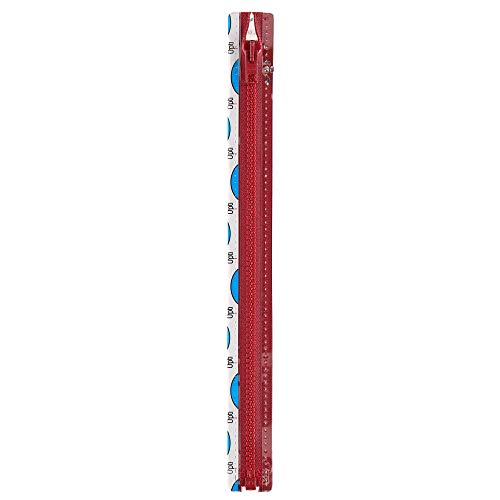 Opti P60-75-00750 Reißverschluss, 100 Prozent Polyester, 00750 Rot, 75cm von Opti