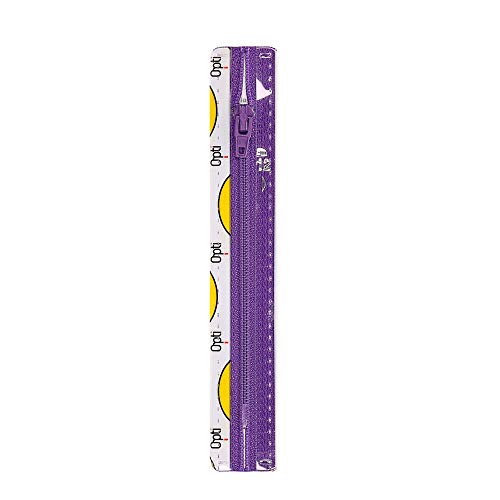 Opti S40-12-00183 Reißverschluss, 100 Prozent Polyester, 00183 Violett, 12cm von Opti