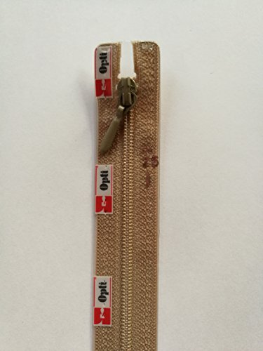 Opti S40 Reißverschlüss,Beige 0886/50 Cm,53cm x 3cm x 1cm von Opti