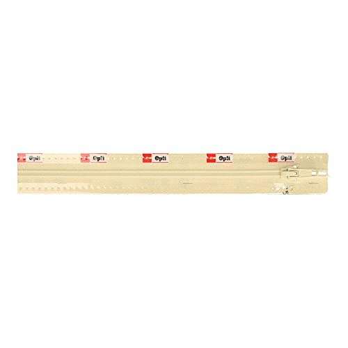 Opti S60-60-00869 Reißverschluss, 100Prozent Polyester, 00869 Beige, 60cm von Opti