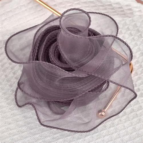 10M/2.2M Fishtail Yarn Organza Ribbon for DIY Bow Hair Ornament Bouquet Gift Wrapping Wave Silk Organza Ribbons Lace Fabric von Optxzn