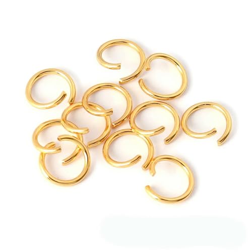 200 Teile/los 3/4/5/6/7/8/10mm Edelstahl Offene Einzelne Loops Biegeringe Split Connectors Für DIY Schmuckherstellung Zubehör von Optxzn