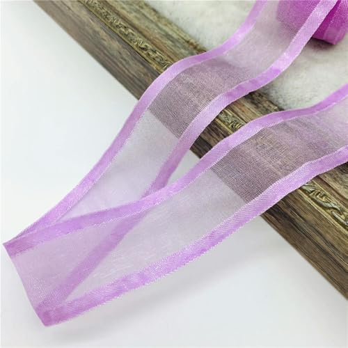 5yards/Lot 25mm Satin Edge Ribbon Organza Ribbon for Bow Wedding Christmas Decoration Handmade DIY Wrapping Crafts von Optxzn