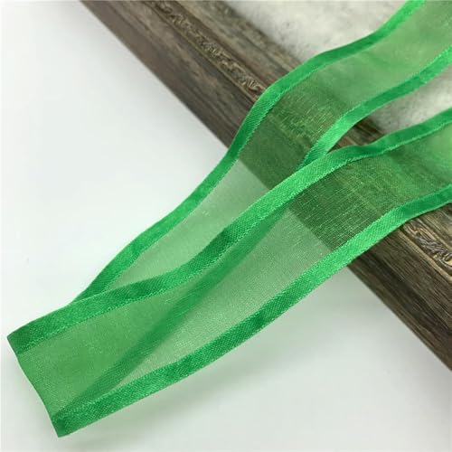 5yards/Lot 25mm Satin Edge Ribbon Organza Ribbon for Bow Wedding Christmas Decoration Handmade DIY Wrapping Crafts von Optxzn