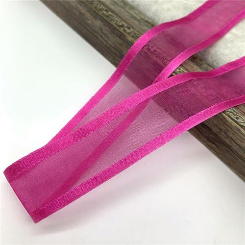 5yards/Lot 25mm Satin Edge Ribbon Organza Ribbon for Bow Wedding Christmas Decoration Handmade DIY Wrapping Crafts von Optxzn