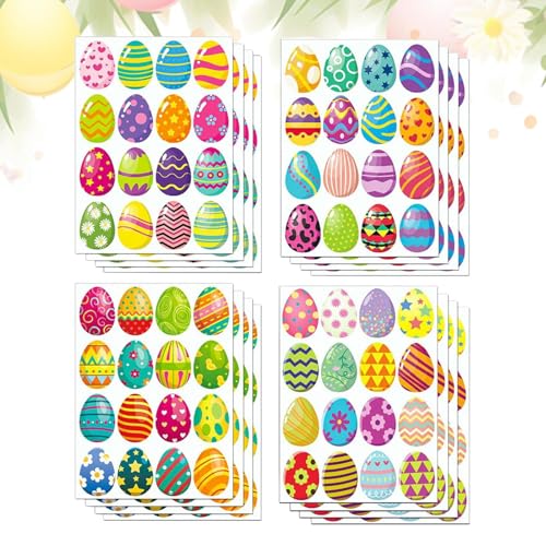 Easter Sticker für Karten, bunt, Holiday Decoration, Aufkleber, Happy Easter Sticker für Handwerk, Easter Sticker Sheets For Cards, Easter Holiday Sticker Decor von Opvonxeh