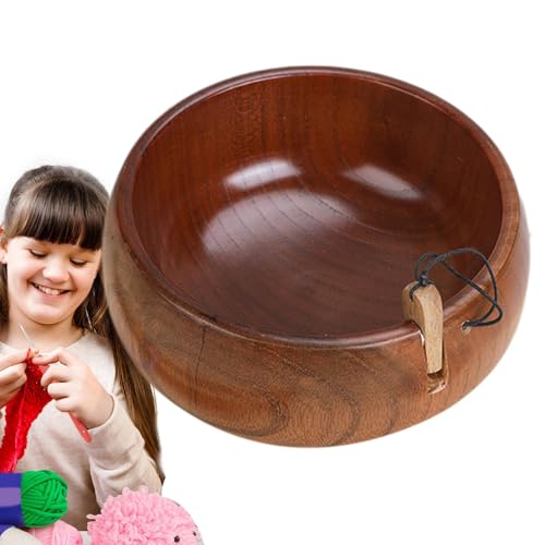 Haken für Yarn, tragbar, rund, Haken, robust, für Großmother, Garnaufbewahrungslösungen, Haken, Bowl-Organizer von Opvonxeh