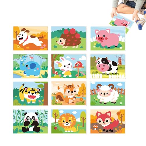 Opvonxeh 3D Foam Sticker Art Set for Kids, Eva Foam Stickers for Scrapbooking, Crafting and Handmade Projects, Fun Stickers with Various Themes for Creative Play and Learning von Opvonxeh