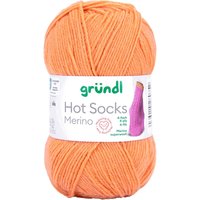 Gründl Wolle "Hot Socks Merino" - Farbe 09 von Orange