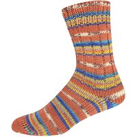 ONline Wolle "Supersocke Merino Color, Sortierung 368" - Farbe 3047 von Orange