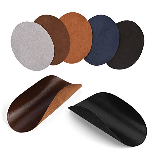 Bügeleisen auf Flecken Ovale Form, 5 Farben Ellbogen Knieflecken, PU Leder -Patches Reparature Reparatur Ellbogen Knieflecken Kleidungszubehör für Hosenhemden Jacke Bügeleisen auf Flecken Ovale Form, 5 Farben Ellbogen Knieflecken, PU Leder -Patches Reparature Reparatur Ellbogen Knieflecken Kleidungszubehör für Hosenhemden Jacke von Oreilet