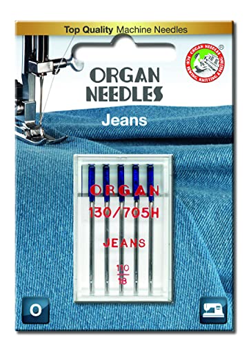 Organ Sewing Machine Needles Jeans size 110 5 Needles by Organ / Sewing Supplies Direct von Organ