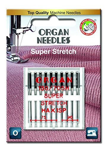 Organ Needles 5460000 Maschinennadeln, Silber, 75/90 Größe, 10 Count von ORGAN NEEDLES