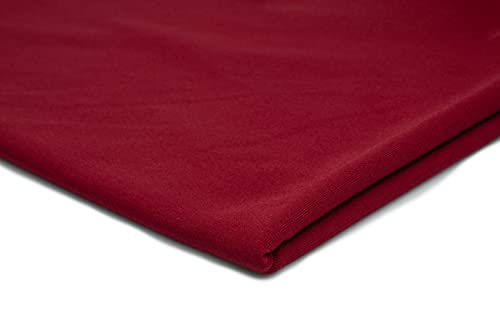 French Terry Stoff, Polyester Jersey, Schlaufen 50 x 180 cm (Rotwein) von Orient Fashion