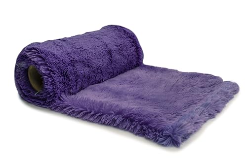 Langhaariges Kunstfell, Zottelig, Shaggy (18 mm) 50x160 cm (Violett) von Orient Fashion