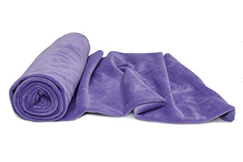 Minky Strickstoff glattes Muster 50x160 cm (Violett) von Orient Fashion