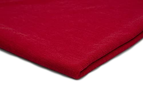 Pullover Stoffe Hacci Klassisch Strickstoff jersey 50 x 160 cm (Rot Nr.5) von Orient Fashion
