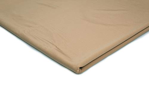 Sehr elastischer Sport-Strickstoff, Gestrickte elastische Sport, zweiseitige dehnbare, 50 x 150 cm (Beige) von Orient Fashion