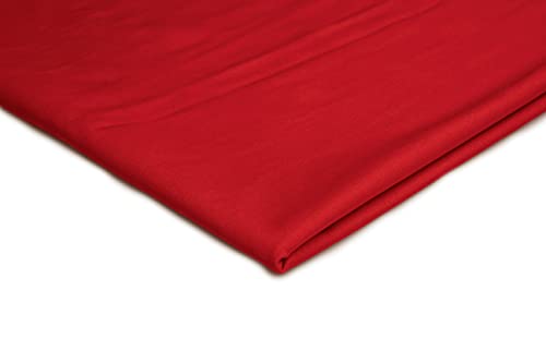 Sehr elastischer Sport-Strickstoff, Gestrickte elastische Sport, zweiseitige dehnbare, 50 x 150 cm (Rot) von Orient Fashion