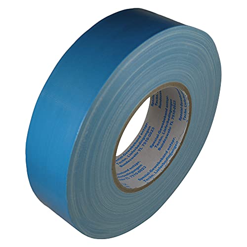 ORIGINAL BUNDESWEHR PANZERBAND NEU BW PANZERTAPE GAFFA KLEBEBAND GEWEBEBAND, Farbe:Lichtblau, Länge:50m, Breite:38mm von Original Bundeswehr