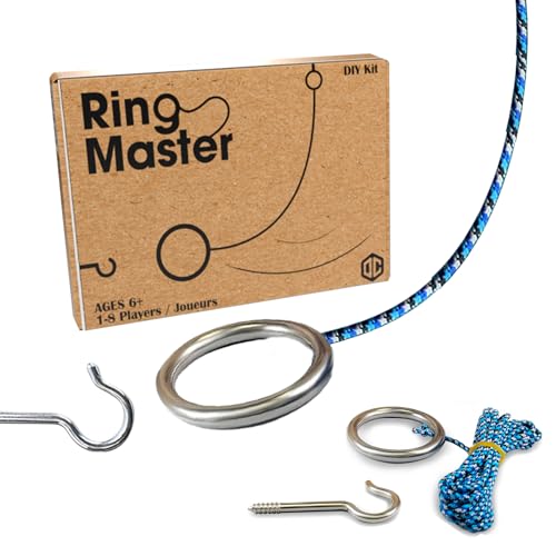 Ring Master® Game | Riesiges Ring Toss Geschicklichkeitsspiel | 3 Meter Seil | Hängender Ringwurf für Kinder & Erwachsene | Indoor & Outdoor Spiele | 100% Fun Geschenkidee | OriginalCorner® von Original Cup