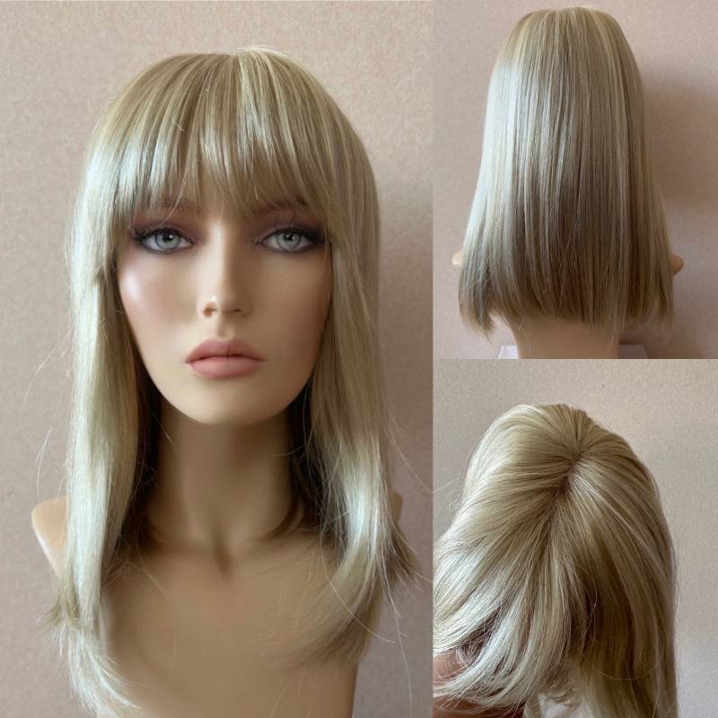 100% Jungfrau-Menschenhaar-Perücken 10 " - 26 "Zoll Perücke Iceberg Blonde Balayage 13x5 Hantied Spitze, 13x4 Mono Cap, Pu Seidenbasis von OroFeminaWigs