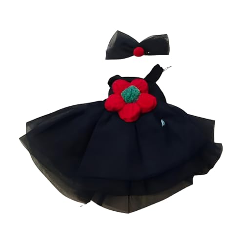 Oshhni 2 Stück Modepuppenkleid und Haarnadelkostüm, handgefertigte Kleidung für 17 cm große Puppen von Oshhni