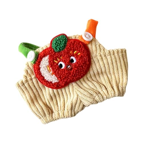 Oshhni Mini-Puppen Hose Kleidung Set Hut Set Flasche Weihnachts Geburtstag Geschenk Mädchen Puppe Kleidung niedlich Puppen Anzug für Puppen, Frucht von Oshhni