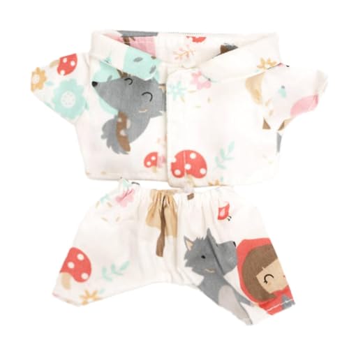 Oshhni Puppenkleidung Anzug Puppe verkleiden Kleidung Mädchen Geschenk Puppe Outfit Puppe Kostüme Kinder, Kleiner Roter Hut von Oshhni