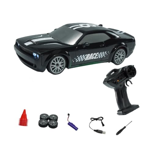 Oshhni RC-Autos Spielzeug für Kinder Geschenke, 4WD Spielzeug Control Fahrzeug Auto, Schwarz von Oshhni