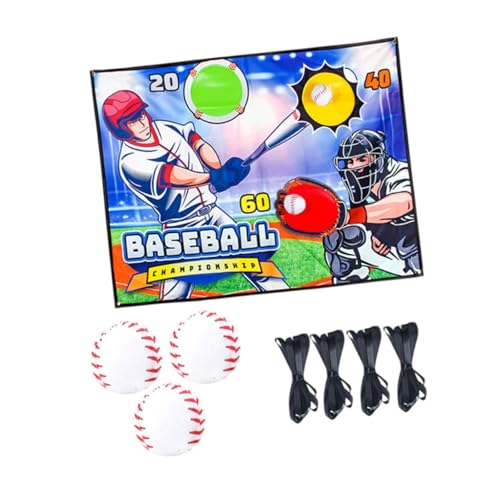 Oshhni Tow -Zielspiele werfen Zielspielzeug, das Zielspielzeug Sticky Tor für Park Backyard Family Fun, Back to School Beach vorhanden, Baseball von Oshhni