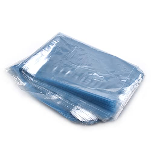 Othmro Schrumpfbeutel, PVC-Schrumpfverpackungsbeutel, 40 x 50 cm, Schrumpfverpackung, Verpackungsbeutel, Industrieverpackung, Versiegelungsbeutel, hellblau, 100 Stück von Othmro