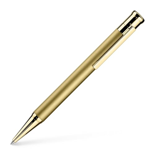 Otto Hutt Design 04 Bleistift in Gold, aus Metall hergestellt, Länge: 13.3cm, Durchmesser 10.8mm, Gewicht 42.1gr., 002-11622 von Otto Hutt