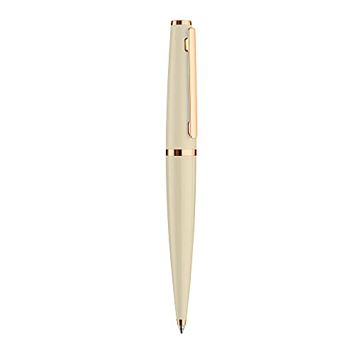 Otto Hutt Kugelschreiber D06 Aluminium Kashmir-Rosegold 13,8cm, Minengröße M, Schriftfarbe Blau, 001-11279 von Otto Hutt