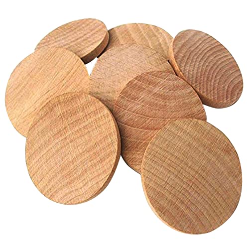 Otzoan 200 Stück Runde Unfertige Holzscheiben Buchenholz Holzplatte zum Basteln Runde Scheiben Ornamente Für DIY Handwerk Malerei (2cm) von Otzoan