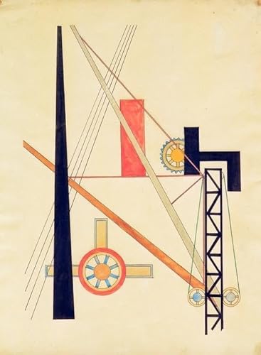 OuDeZjzhu Ölgemälde Wandbilder Wandkunst Bild Druck Leinwand Malerei Poster die Rampe von Laszlo Moholy Nagy Poster Bilder für Wanddekoration 60x90cm von OuDeZjzhu