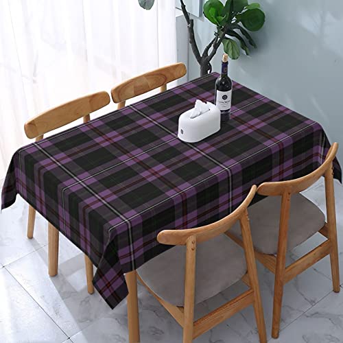 Chapman Tartan Tischdecke Summer Square Dekorative Lange Tischdecke 54 x 72 Zoll knitterfrei für Partys, Picknicks, Tische, Restaurants, Innen- und Außenbereiche von Oudrspo